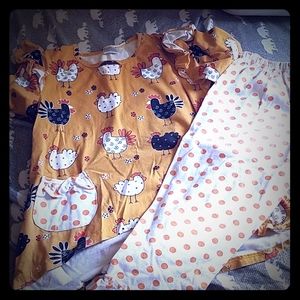 Girls chicken outfit
